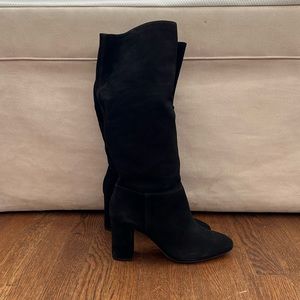Schutz Jureci Black Suede Boots